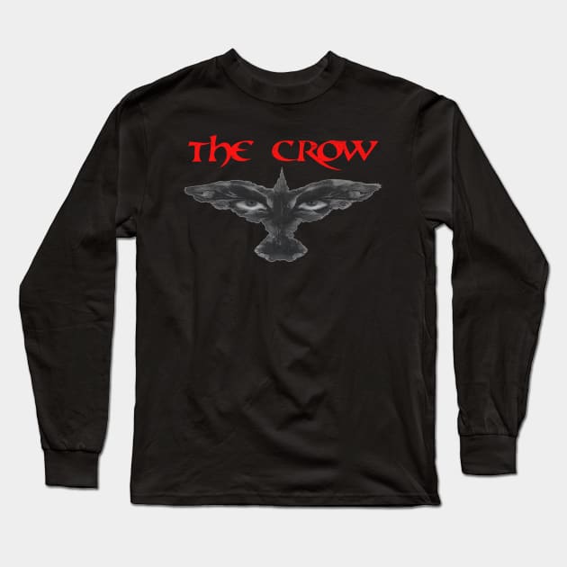 the crow Long Sleeve T-Shirt by kiperb